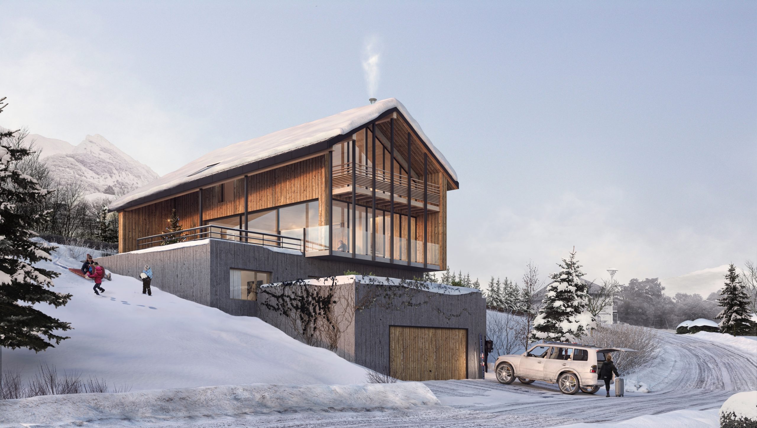 Chalet contemporain