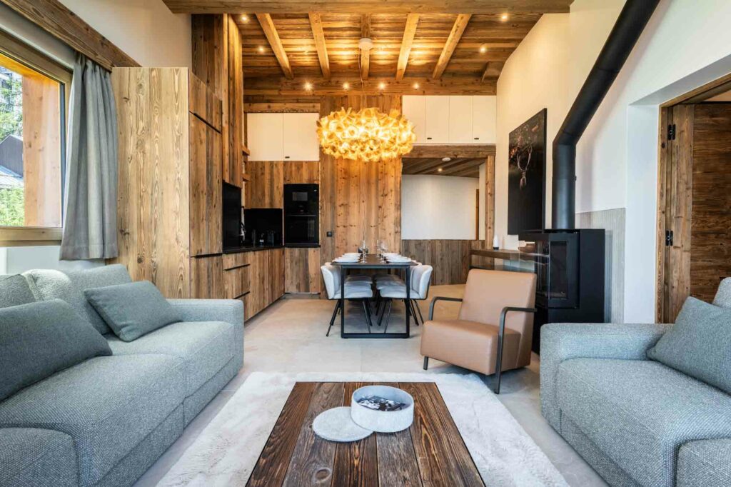 living room vibe montagnarde